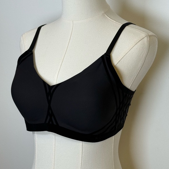 HONEYLOVE Liftwear Silhouette Wireless Bra In Black Color ‘Vamp’ Size Small - Picture 5 of 12